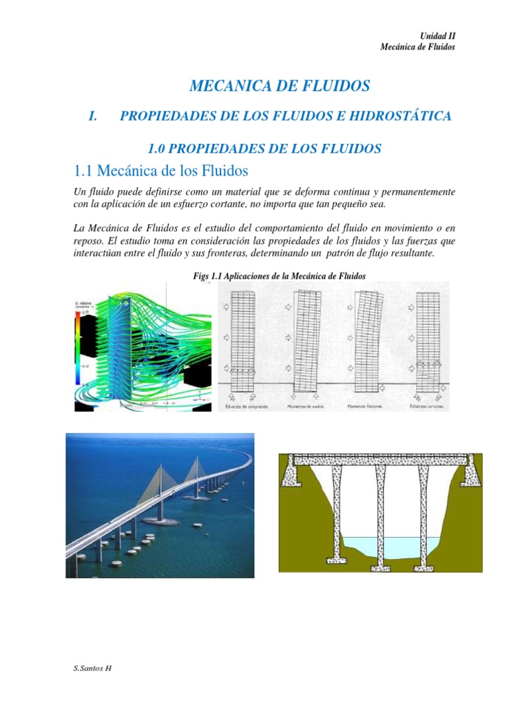 Propiedades de Fluidos e Hidrostática | PDF | Presión | Líquidos