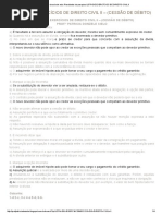 Além Da Sala de Aula_ Resultados Da Pesquisa Lista de Exercícios de Direito Civil II