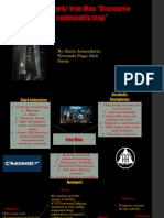 Tony Stark/ Iron Man "Discourse Community Map": By: Karla Armendariz, Fernanda Puga, Idali Saenz