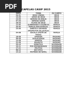 CAPELAS CASIP 2015