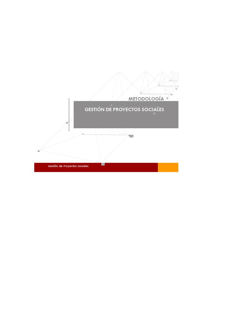 Gestion de Proyectos Sociales PDF | PDF | Gestión de proyectos ...