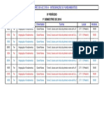 Calendário AC 318A Integração e Fundamentos 1º Sem 2016