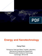Energy and Nanotechnology