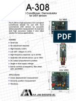 Signal Conditioner / Demodulator For LVDT Sensors: D +100mm D 0