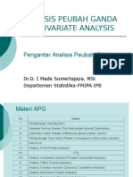 Materi 1-Pengantar Analisis Peubah Ganda