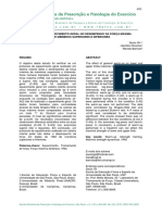 O Efeito Do Aquecimento Geral No Desempenho Da Força Máxima de Membros Superiores e Inferiores