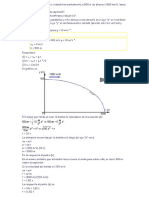 Problemas Resueltos Tiro Horizontal