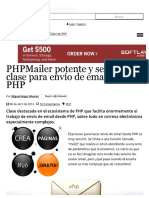 PHPMailer Potente y Senc... Nvío de Email Desde PHP