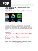 55 Dicas Para Aproveitar o Máximo Do Google Drive
