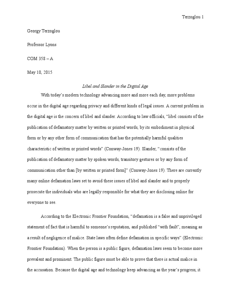 Libel meaning picture