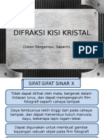 Fisika Zat Padat - Difraksi Kisi Kristal