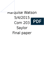 2 Com Final Paper Saylor