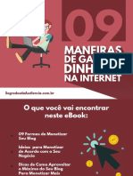 9 Maneiras de Ganhar Dinheiro Na Internet