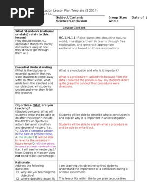 supervisor lesson plan 2
