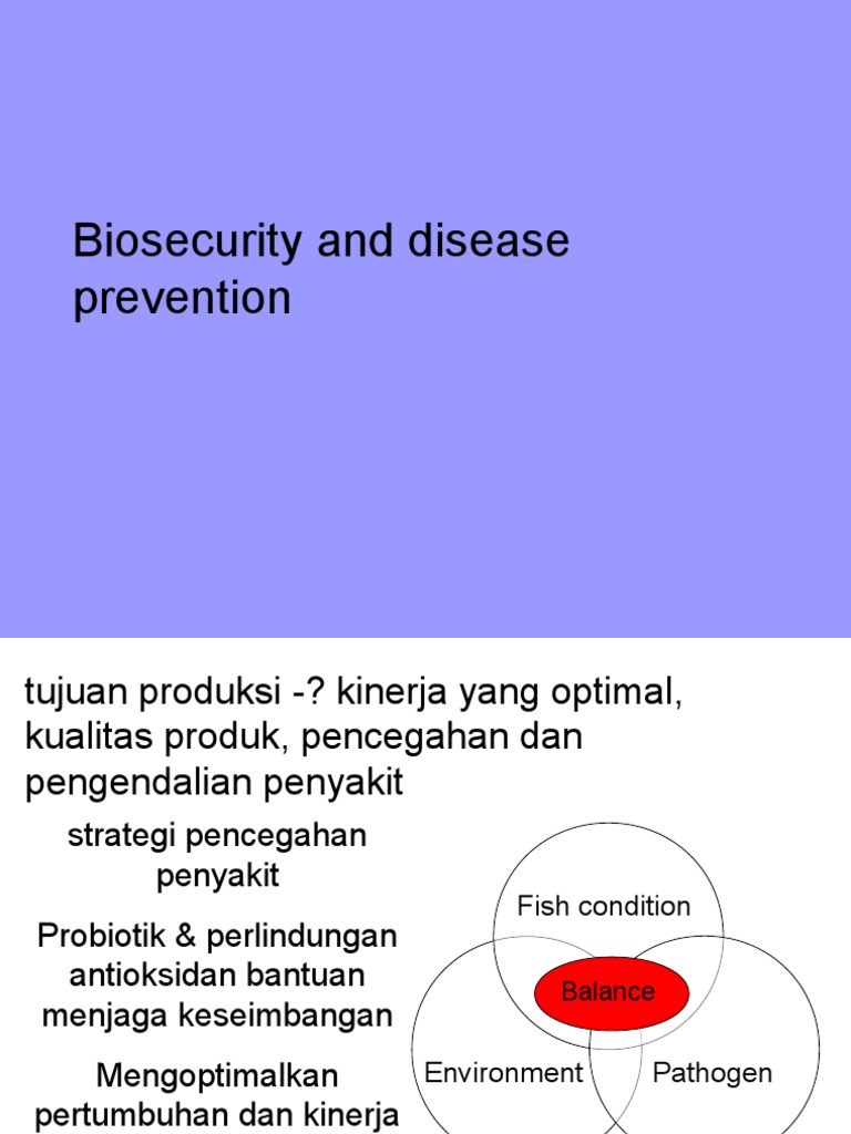 07 Biosecurity Final en | PDF | Virus | Kebersihan