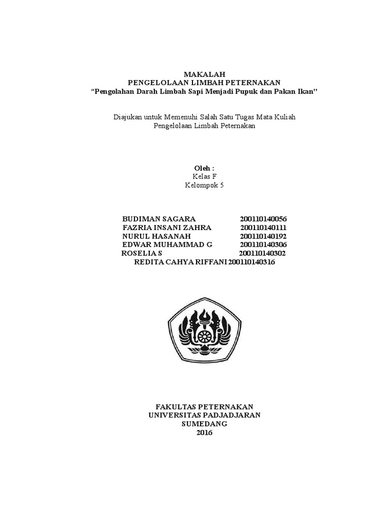 New 90600 Makalah Pengolahan Limbah