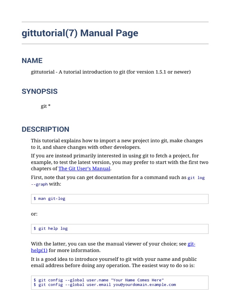 Git Tutorial: Getting Started Guide | PDF | Version Control | Computer Data