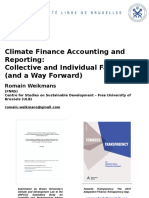 Climate Finance Accounting and Reporting