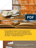 Resep, Bahasa Latin Dan Dosis