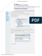 SAP Vendor Performance Evaluation Process