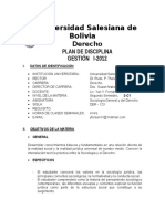 Universidad Salesiana de Bolivia: Derecho