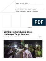 Gambia Election_ Estate Agent Challenges Yahya Jammeh - BBC News