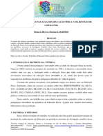 Práticas Inovadoras Nas Aulas de Educação Física