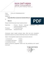 Surat Untuk Balai Laboratorium Makassar