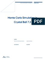 Monte Carlo Simulation in Crystal Ball 7.3