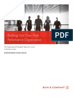 BAIN BRIEF_Decision Insights - Step 1 Building Your Own High-Performance Organization