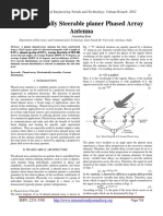 Electronically Steerable Planer Phased Array Antenna