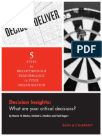 BAIN BRIEF_Decision Insights - Step 2 Focus on Key Decisions