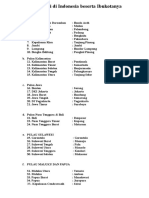 35 Provinsi Di Indonesia Beserta Ibukotanya