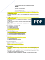 Ficha Formativa Noções Básicas Argumentação Correção