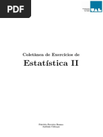Coletânea de Exercícios - Est II - 2015-16