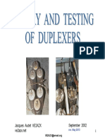 Ve2azx Duplexer Info
