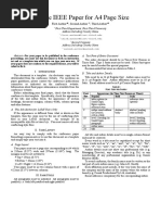 IEEE Paper Word Template A4 V3