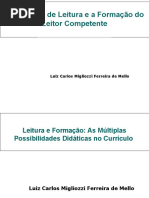 Estratégias de Leitura e a Formação Do Leitor