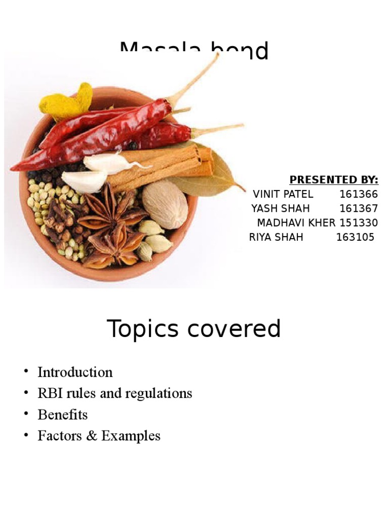 Masala Bond Bonds (Finance) Investing Free 30day Trial Scribd