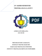 Ujian Akhir Semester Elektronika Daya Lanjut