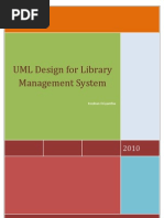 UML Design of the Library Management System
