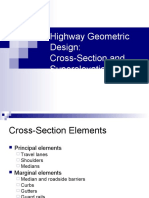 Cross-Section and Superelevation