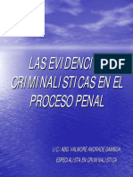 Exposicion Sobre Evidencias Fisicas