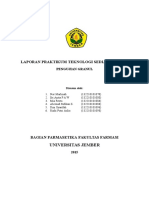 Laporan Praktikum Teknologi Sediaan Solida 1