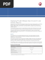 Deploying F5 With VMware View and Horizon View