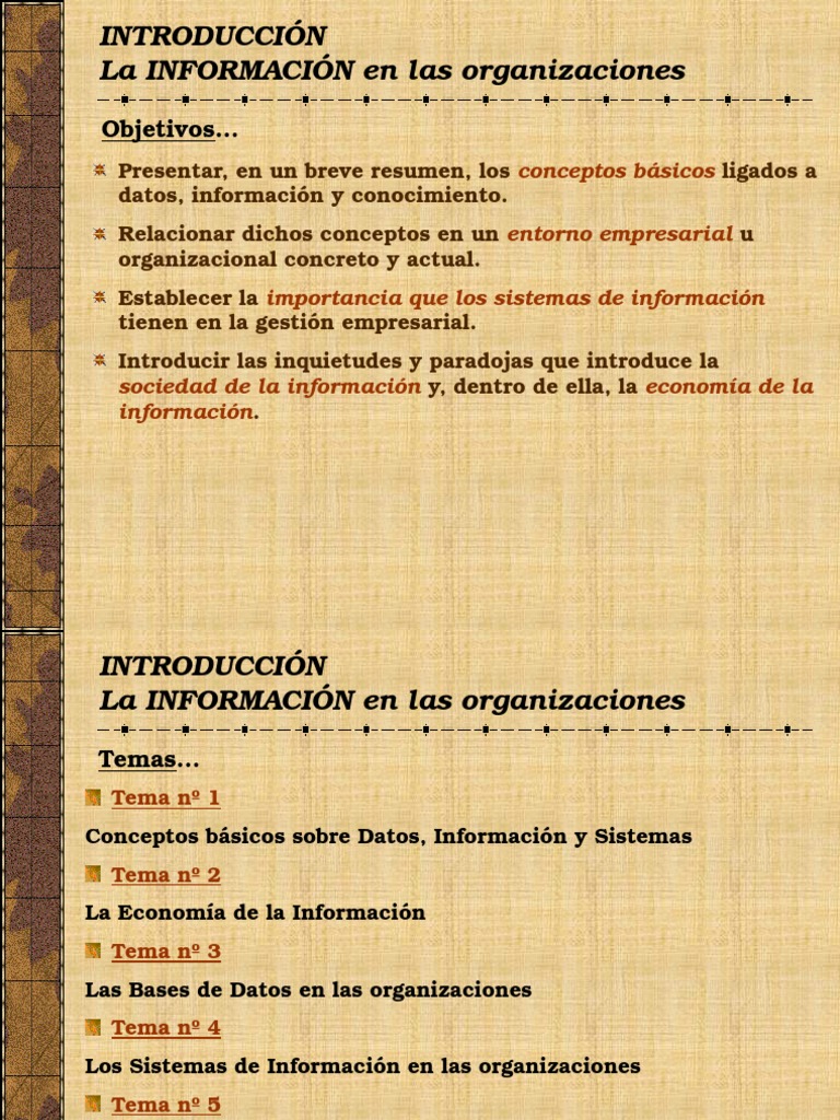 Cap1 01 | PDF | Información | Toma de decisiones