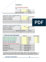 Cálculo de cabos e dimensionamento de bombas