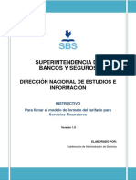 Tarifas Del Sistema Financiero Ecuatoriano