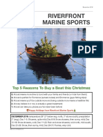 Riverfront Marine Sports December 2016 Newsletter