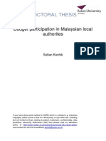 Budget Participation in Malaysian Local Authorites (2012) PDF